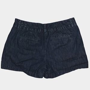 LOFT dress blue jean shorts 2‎